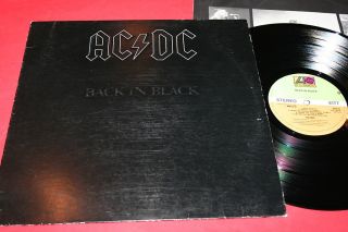 AC DC Back In Black LP SUPER RARE Limited Icelandic pressing 1982 AC 