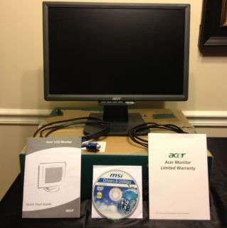 Acer 19 inch LCD Flat Screen Computer Monitor