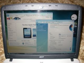 Acer Aspire 5315 wifi webcam15.4 Celeron 2.13GHz/2GB/120GB