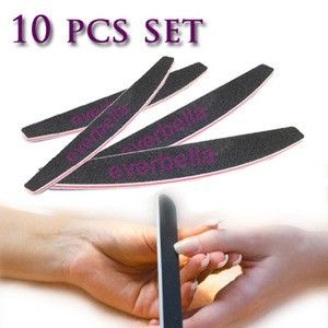 10 Nail Sanding File Block Buffering Acrylic Tips 54061