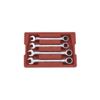 GearWrench 9309 4 Piece SAE Large Size Combo Ratchet Wrench Set