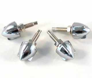   Motorcycle License Plate Frame Bolts Tag Bullet Acorn Fasteners
