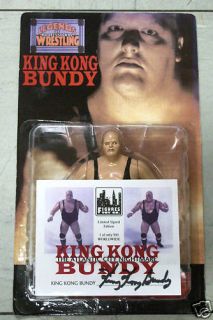 King Kong Bundy Limited Signed Edition Wrestling Action Figure Only 
