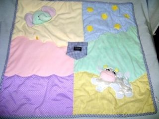   Baby Infant Tummy Time Activity Mat Blanket Textures Soft Plush