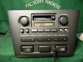 96 98 Acura RL Cassette Radio iPod SAT MP3 Aux Input 39101 Sz3 A020 M1 