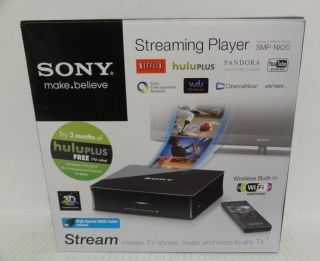 New Sony SMP NX20 Streaming Player with Wi Fi Stream