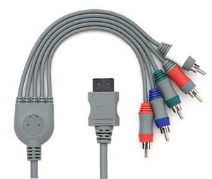 Premium Nintendo Wii Component RGB Video Audio Adapter Cable