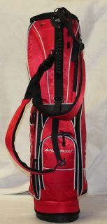 New Adams Hornet Golf Stand Bag Red Black White