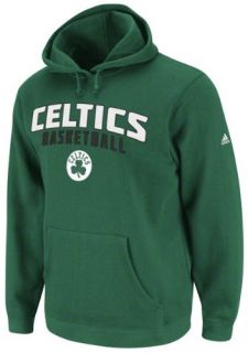 Boston Celtics Adidas Playbook II Green Hooded Sweatshirt Sz Large 