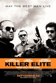 return policy killer elite movie poster 2 sided original 27x40