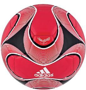Authentic Adidas Teamgeist Glider II Red Soccer Ball