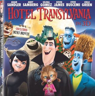 Adam Sandlers Hotel Transylvania 3D Blu Ray Disc Only Ships 1 29 13 