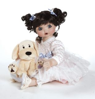 Marie Osmond Dolls Baby Adora Belle My Puppy Love 13 Seated in Stock 