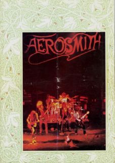 aerosmith 1976 rocks u k tour concert program book