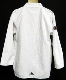 Adidas White Logo Korea Taekwondo Pullover Shirt Uniform