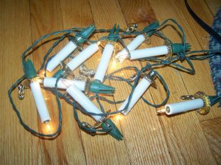 Vintage Christmas Tree Candle Lights Silvestri Clip on Candle Lights 