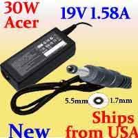   Adapter Charger for Acer ADP 30JH B AP 03001 001 PA 1300 04 New