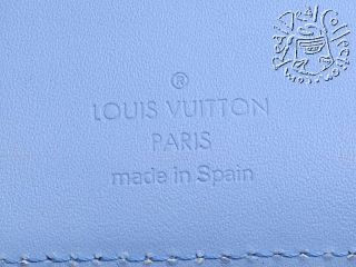   Vuitton 2003 Blue Vernis Small Ring Agenda Cover Handbag Accessory
