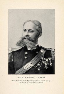 1906 Halftone Print Adolphus Greely Army Arctic Polar Explorer 