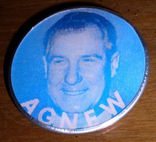 1968 nixon agnew campaign veri vue flasher pin used item in very good 