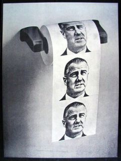 1970 Spiro Agnew Toilet Paper Poster