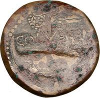 1159 augustus agrippa bronze as 25mm 12 48 grams of nemausus gaul 