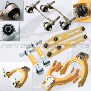 EG DC2 YELLOW FRONT UPPER CONTROL ARM + REAR LOWER CONTROL ARM 