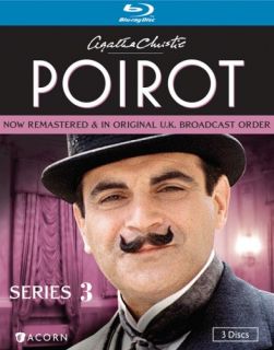 Agatha Christies Poirot Series 3 New SEALED Blu Ray 054961874590 