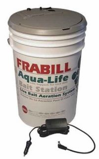 Frabill Aqua Life 6 Gal Fishing Bait Tank Aerator 1409