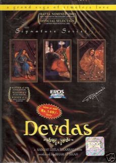 Devdas Shahrukh Aishwarya Indian Movie Hindi DVD
