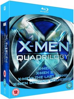 Men Quadrilogy Blu Ray 2010 4 Disc Set Hugh Jackman Brand New SEALED 