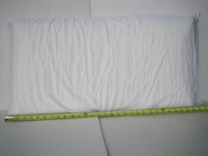 Rejuvenite Low Profile King Plush Latex Rubber Pillow 1
