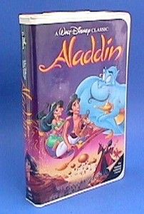 New SEALED 1993 Walt Disney Classics Aladdin VHS Movie