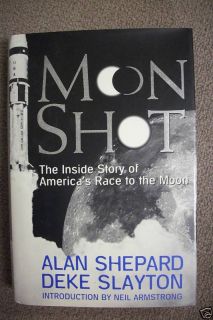 Signed Alan Shepard 1st Edition Moon Shot Astronaut