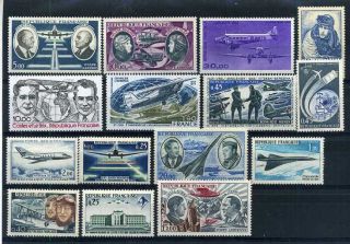 aircrafts france nice selection of mnh stamps nice selection of mint 
