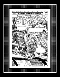 Gil Kane Amazing Spider Man #152 Rare Production Art Cover