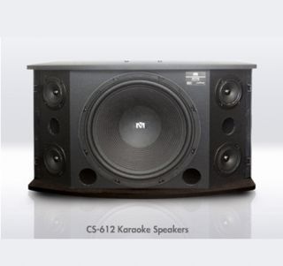 Better Music Builder 600W Karaoke Speakers BMB CS 612