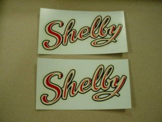 Shelby Airflow Bicycle Horn Tank Decals Never Used