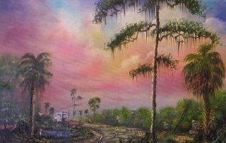 Original Signed Highwaymen Ellis Buckner Oil Painting