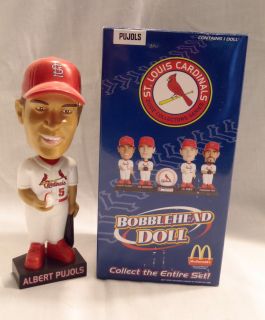 2002 Albert Pujols St Louis Cardinals Bobble Head McDonalds Sponsered 