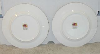 Royal Albert Old Country Roses 2 Bread Butter Plates