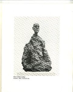 Alberto Giacometti Faith Charity in Hope Gallery RARE 1980 Exhibition 
