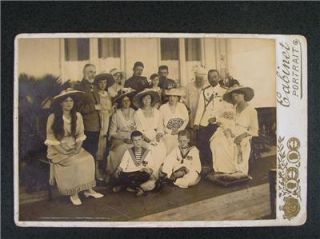 Antique Russian Photograph Tsar Nicholas II Tsarina Children Family 