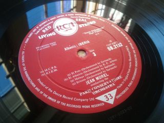 RCA Living Stereo SB 2131 2 ED1 Albeniz Iberia Morel Decca Groove UK 