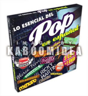 Esencial Del Pop 3 CD DVD Camila OV7 Alejandra Guzman