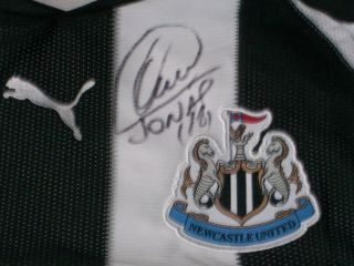 Jonas Gutierrez Autograph Signed Newcastle United Shirt