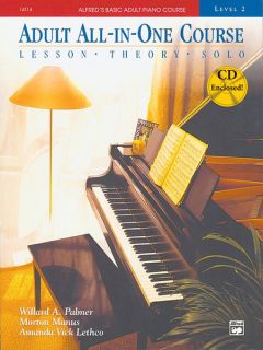 Alfreds Basic Adult All in One Piano Course Book 2 CD