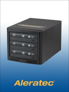 Aleratec 1 3 DVD CD Tower Publisher LightScribe Disc Duplicator for 