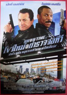 Showtime Thai Poster 2002 Robert de Niro Eddie Murphy