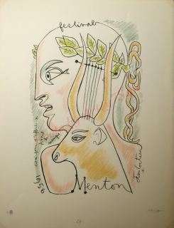 24 essais pour l affiche du festival de musique de menton 1956 draft 